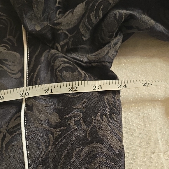 Black Tailored Pinstripe Suit Jacket - Picture 9 of 14